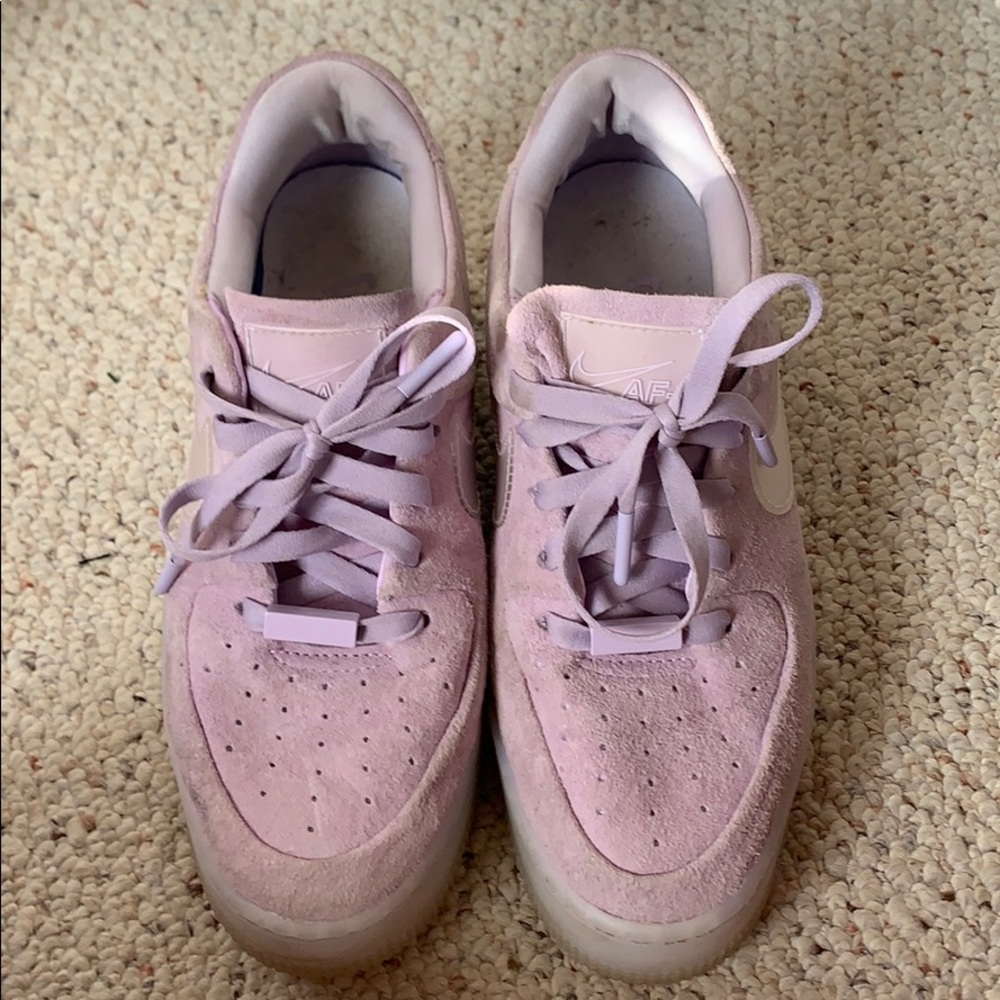 Nike platform Air Force 1s